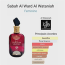Sabah Al Ward Al Wataniah Eau de Parfum - Perfume Feminino 100ml + Brindes
